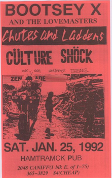 Poster for 01.25.1992 - Hamtramck, MI