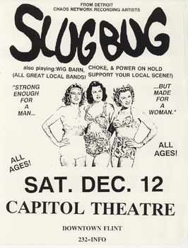 Poster for 12.12.1992 - Flint, MI