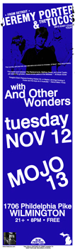 Poster for 11.12.2013 - Wilmington, DE