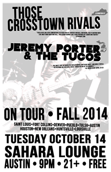 Poster for 10.14.2014 - Austin, TX