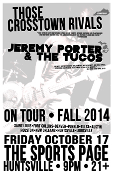 Poster for 10.17.2014 - Huntsville, AL