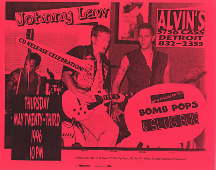 Poster for 05.23.1996 - Detroit, MI