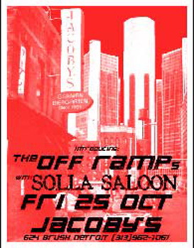 Poster for 10.25.2002 - Detroit, MI