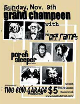Poster for 11.09.2003 - Hamtramck, MI
