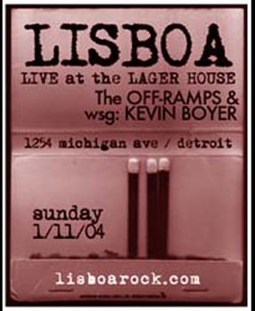 Poster for 01.11.2004 - Detroit, MI
