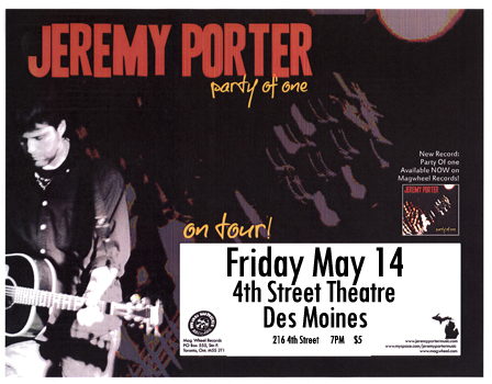 Poster for 05.14.2010 - Des Moines, IA