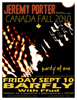 Poster for 09.10.2010 - Montréal, QC