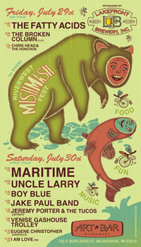 Poster for 07.30.2011 - Milwaukee, WI